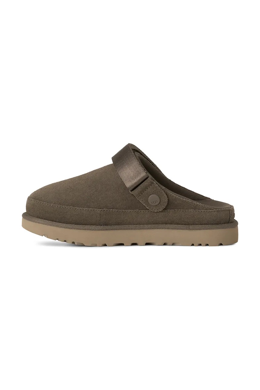 Semišové šľapky UGG W Goldenstar Clog