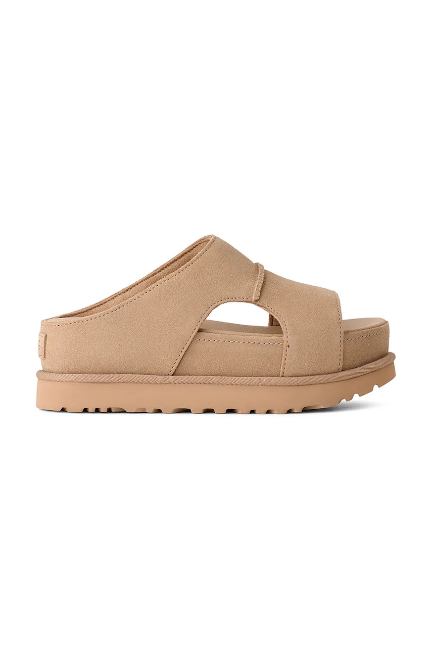 Παντόφλες σουέτ UGG W Goldenstar Hi Cutout Slide