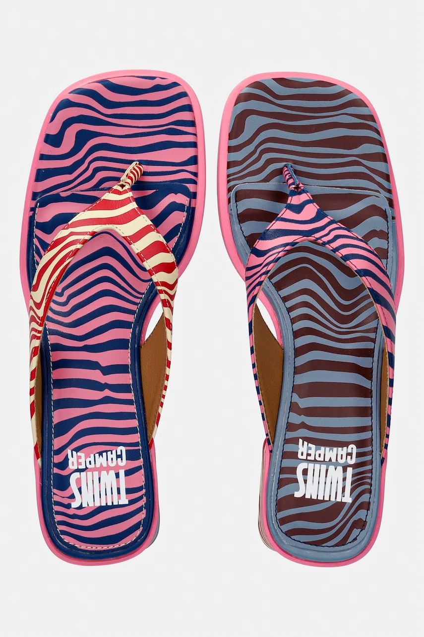 Camper șlapi pentru femei, din piele TWS