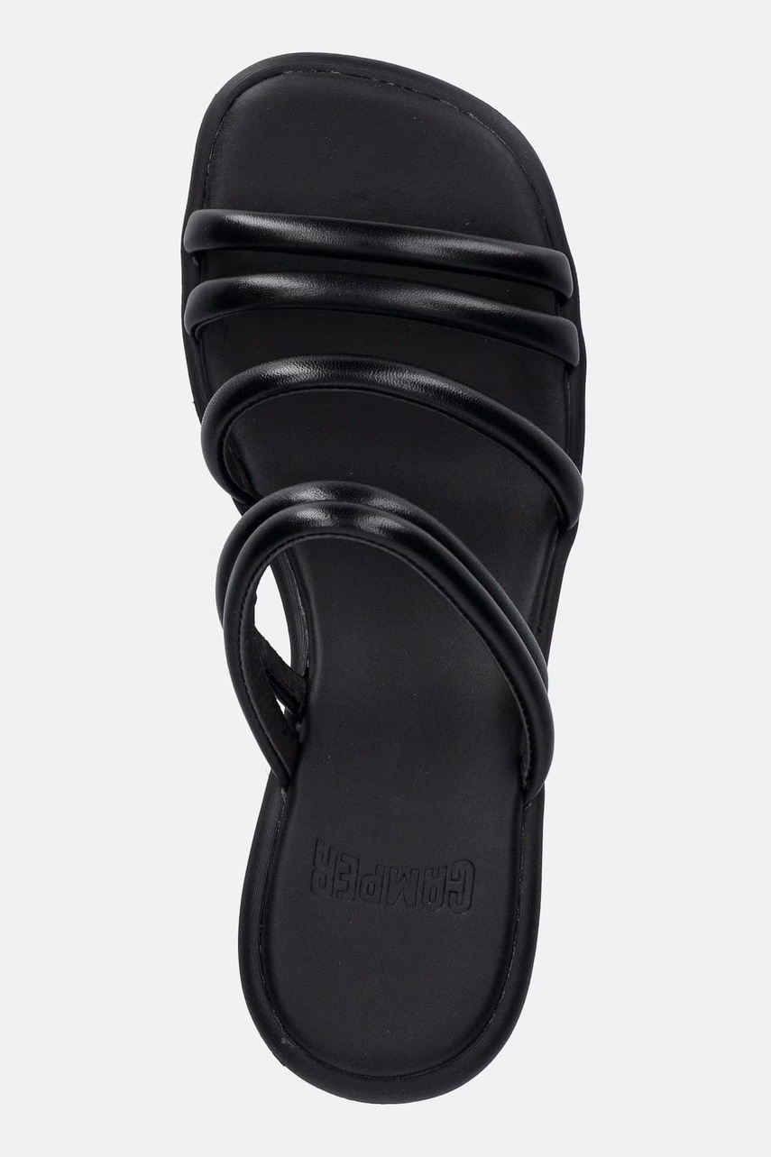 Camper šľapky na platforme po celej dĺžke dámske kožené Louise Sandal