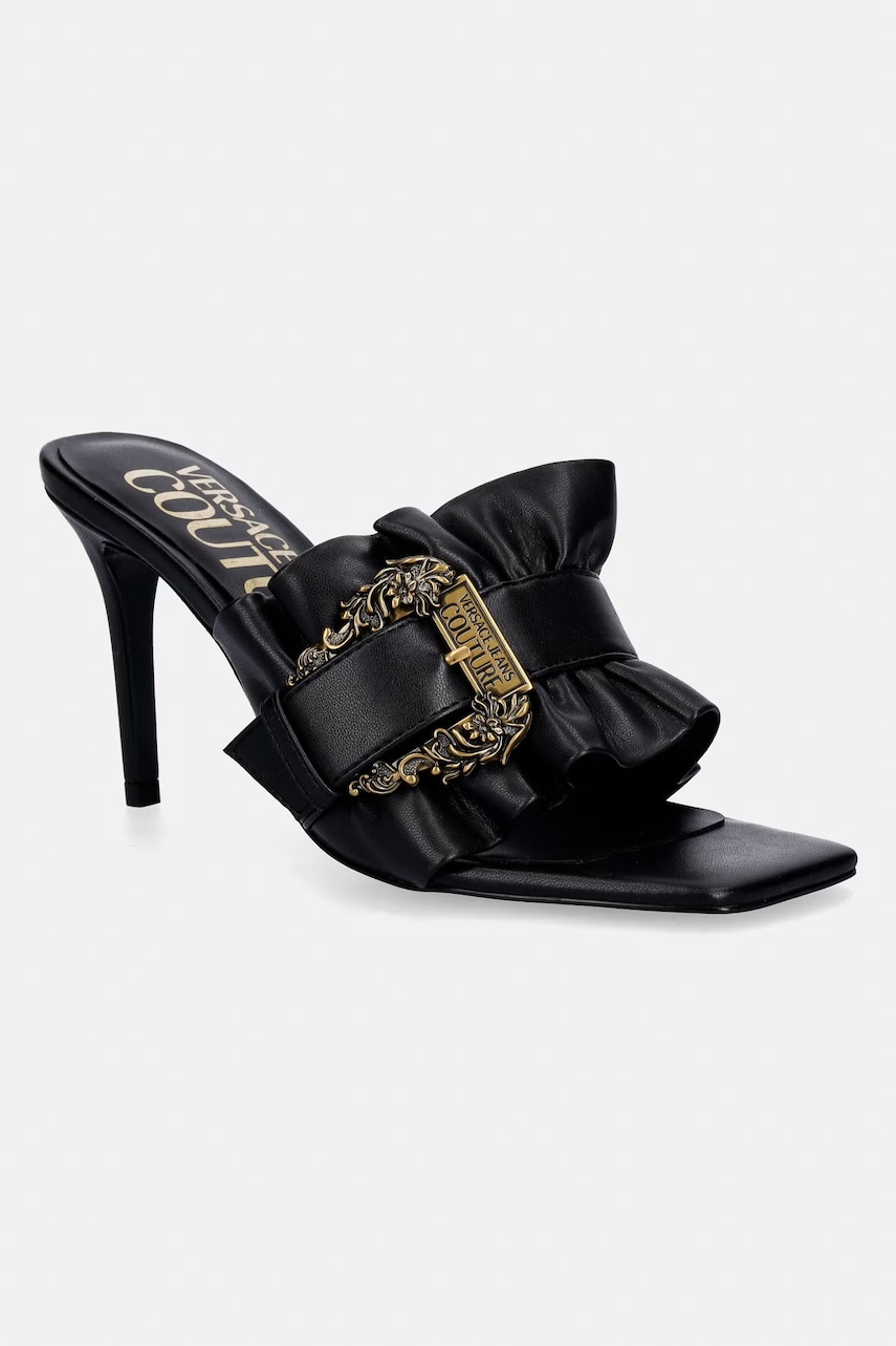 Versace Jeans Couture σαγιονάρες ψηλοτάκουνες Γυναικείες