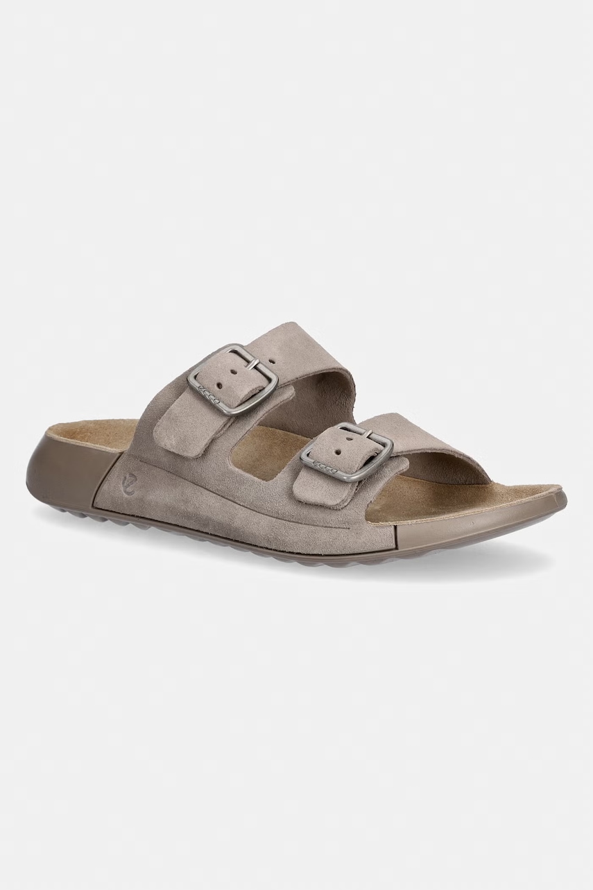 Ecco papuci din piele Cozmo W