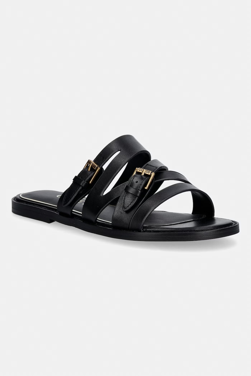 Guess σαγιονάρες Γυναικείες δερμάτινες GRAYDEN