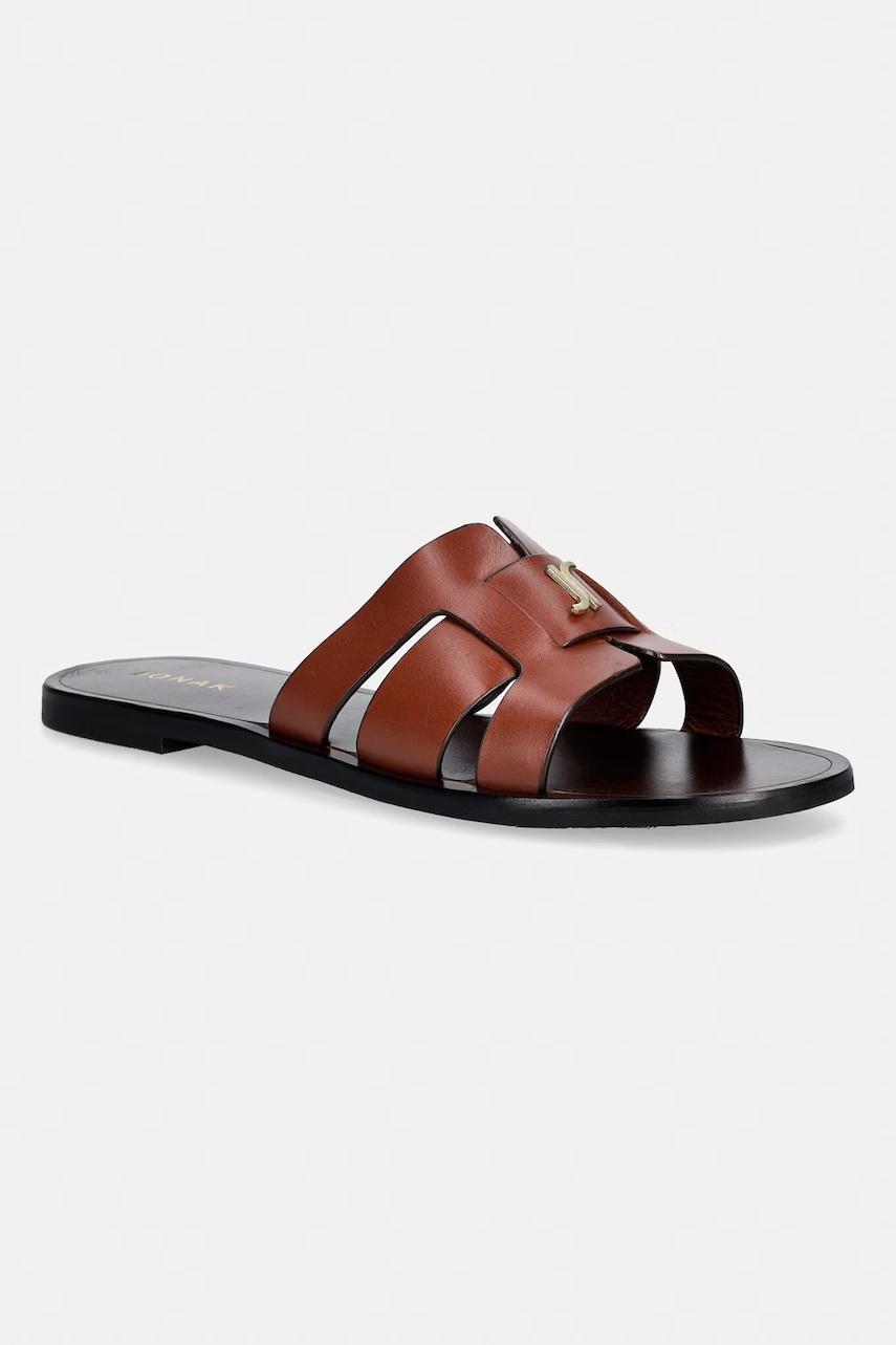 Jonak σαγιονάρες γυναικείες δερμάτινες WEIL CUIR