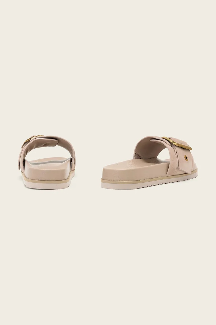Semišové šľapky AllSaints Ellie Western Sandal