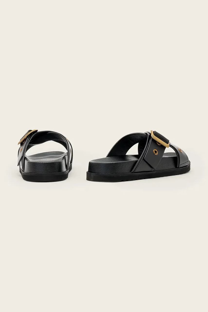 Kožené šľapky AllSaints Suki Western Sandal
