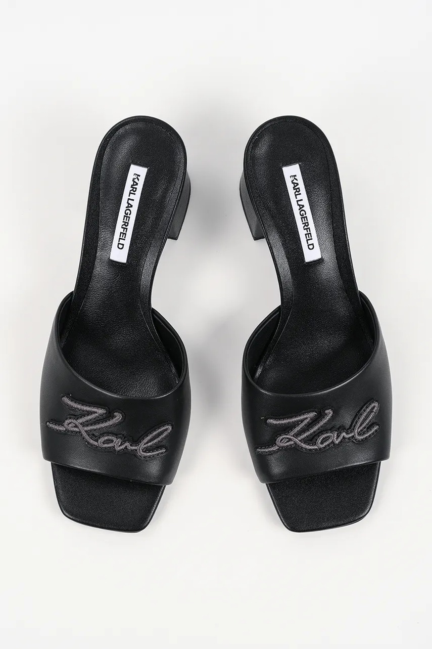 Kožené šľapky Karl Lagerfeld Plaza Ii