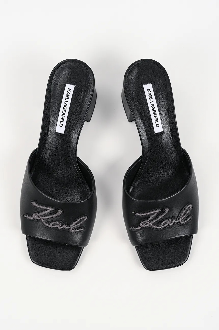 Kožené šľapky Karl Lagerfeld Plaza Ii