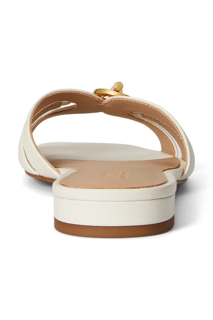 Kožené šľapky Lauren Ralph Lauren Blaike Slide