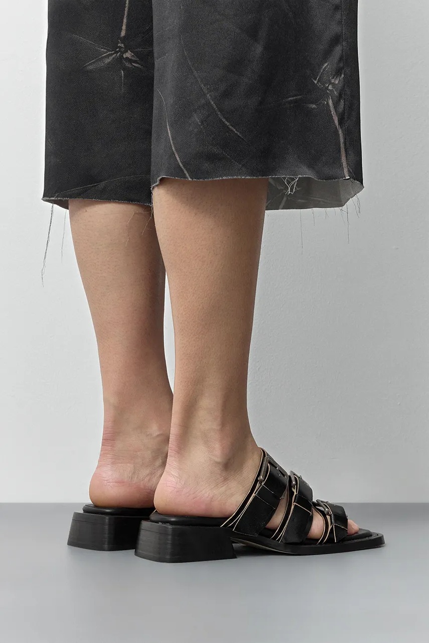 Miista Σαγιονάρες χαμηλοτάκουνες Γυναικείες δερμάτινες Lordette φωτογραφία