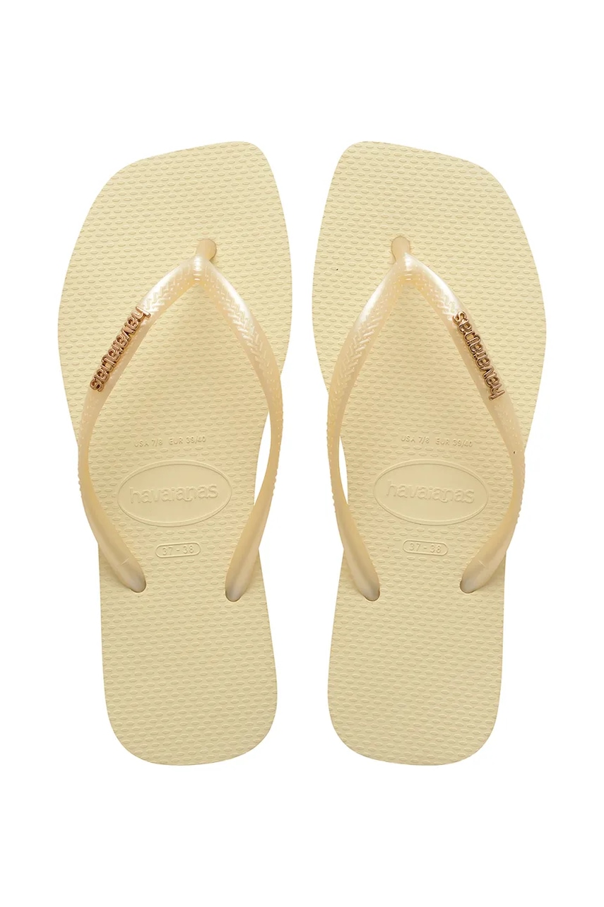 Havaianas σαγιονάρες δίχαλες Γυναικεία SLIM SQUARE LOGO METALLIC
