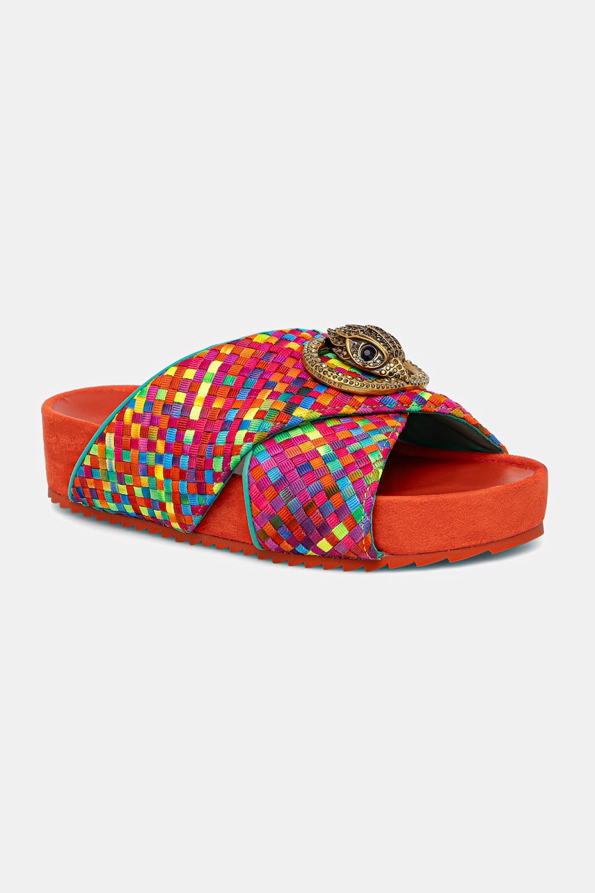 Kurt Geiger London papuci pentru femei Chelsea Cross Strap