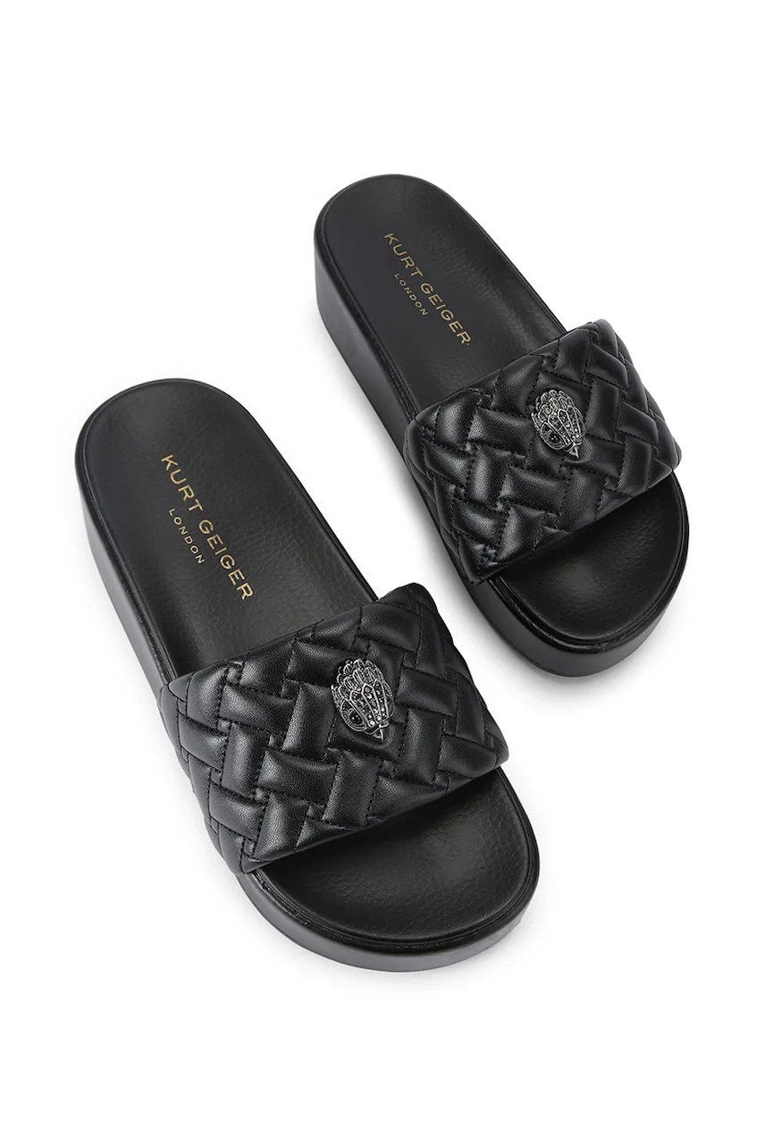 Dámske šľapky na platforme Kurt Geiger London Meena Eagle Platform