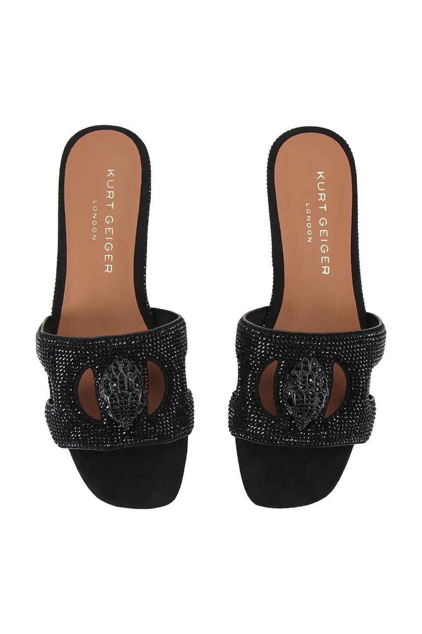 Kurt Geiger London šľapky na plochom podpätku dámske Eagle Cut Out Flat Sdl