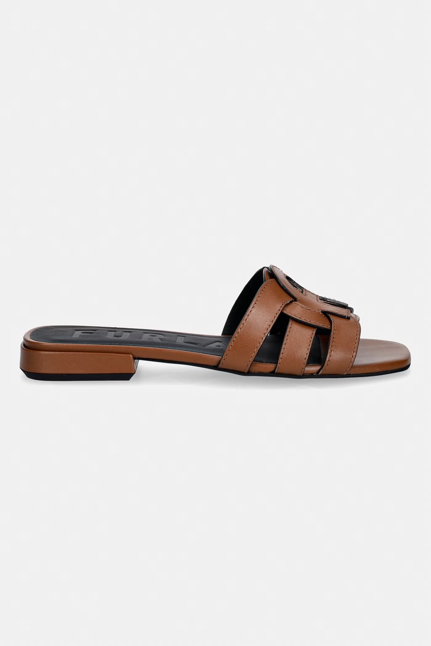 Furla šľapky dámske kožené Summer