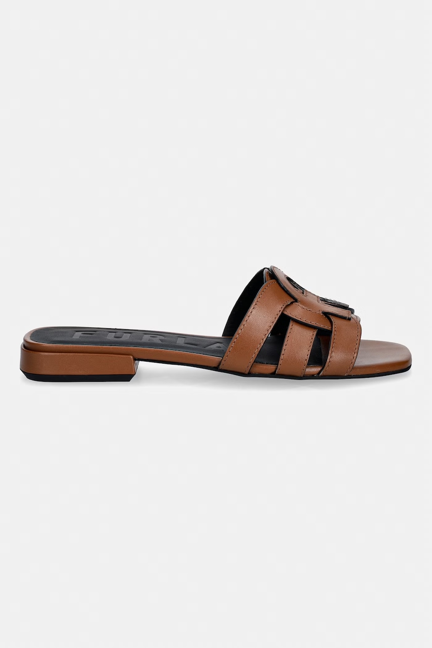 Furla šľapky dámske kožené Summer