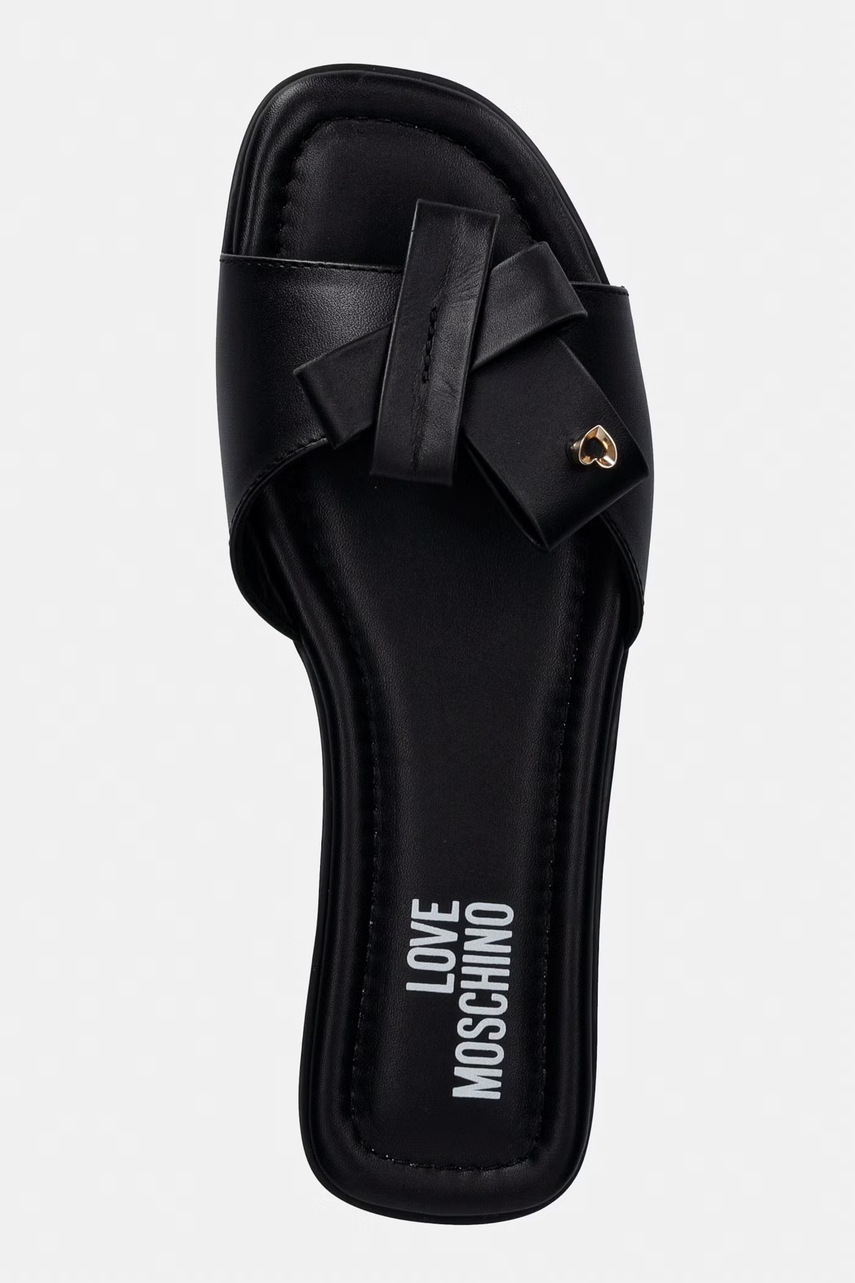 Love Moschino šľapky dámske kožené