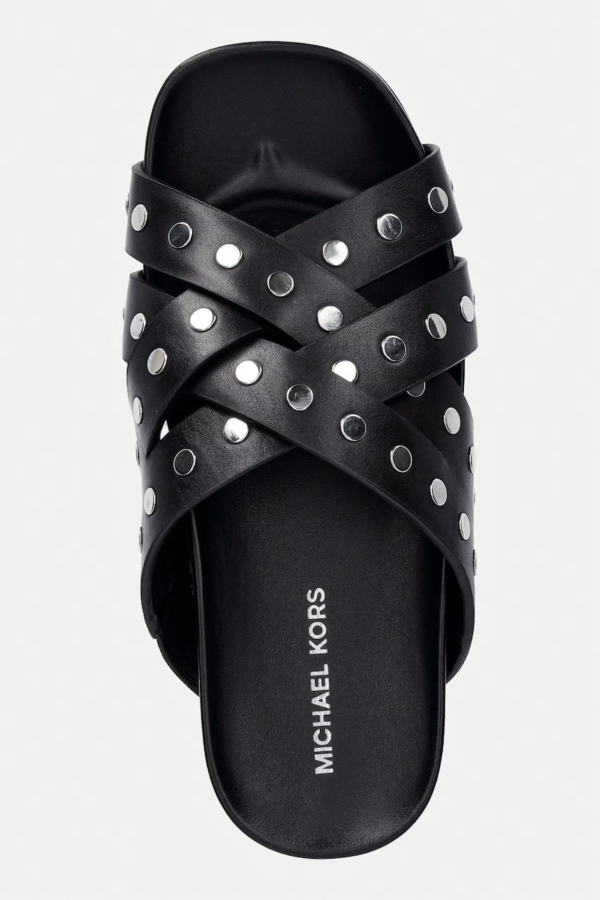 MICHAEL Michael Kors šľapky dámske kožené Irene Flat Sandal