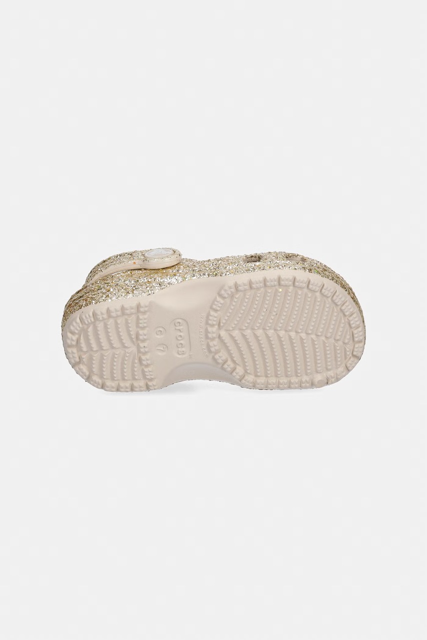Detské šľapky Crocs CLASSIC CHUNKY GLITTER CLOG T