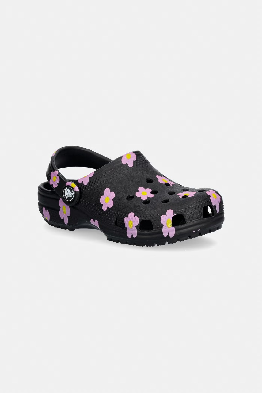 Παιδικά σανδάλια Crocs CROCSCLASSIC FLOWERR CLOG K 212670.CROCSCLASSIC.FLO μαύρο 28/29,38/39,34/35,36/37,30/31,33/34,32/33,37/38,29/30