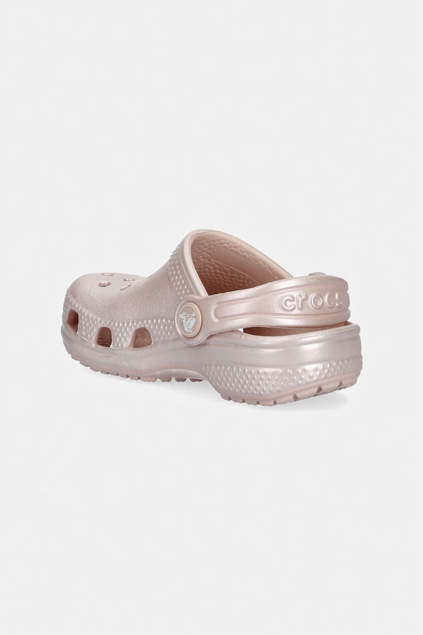 Detské šľapky Crocs CLASSIC PEARL SHINE CLOG T