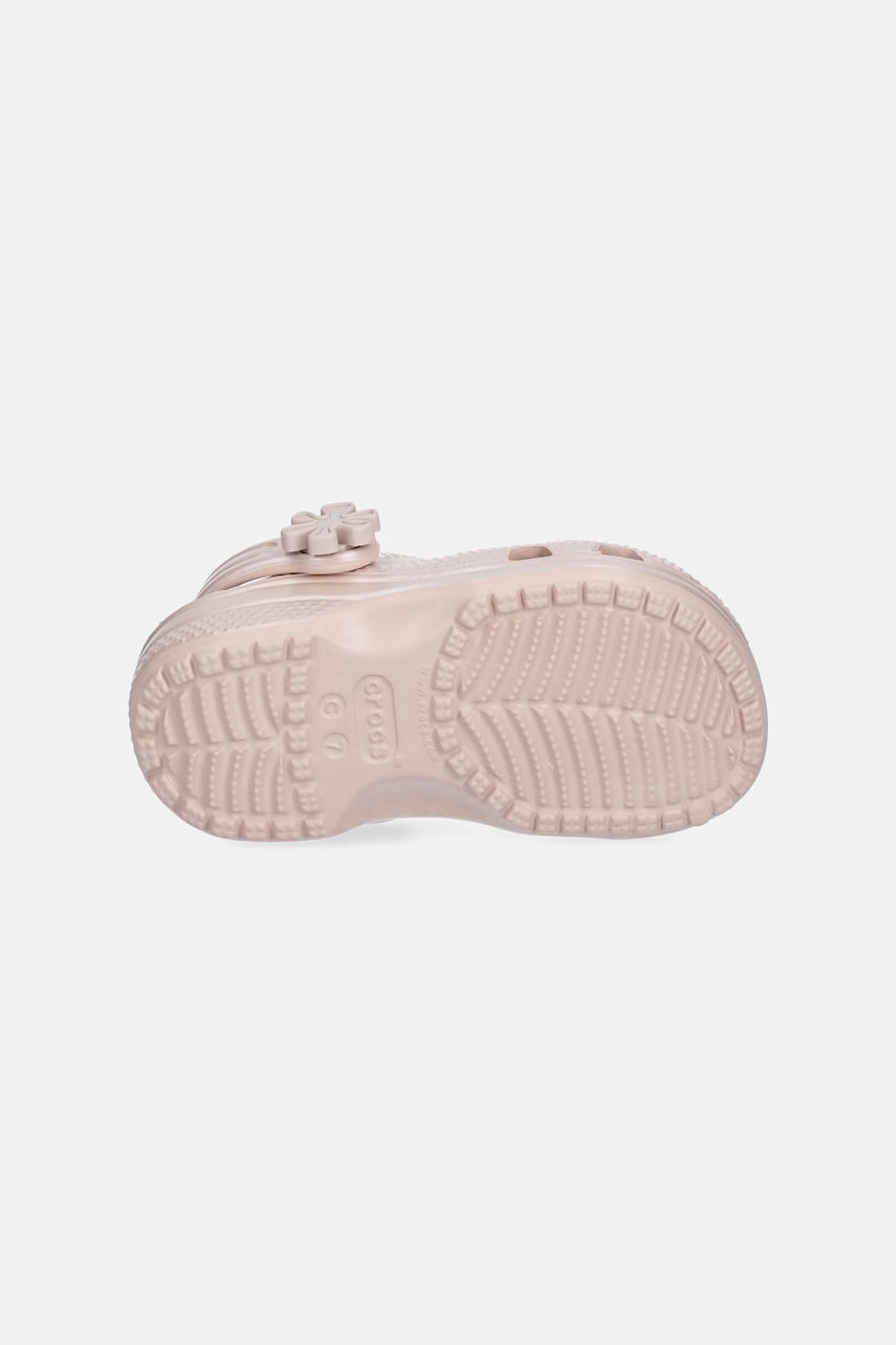 Detské šľapky Crocs CLASSIC PEARL SHINE CLOG T
