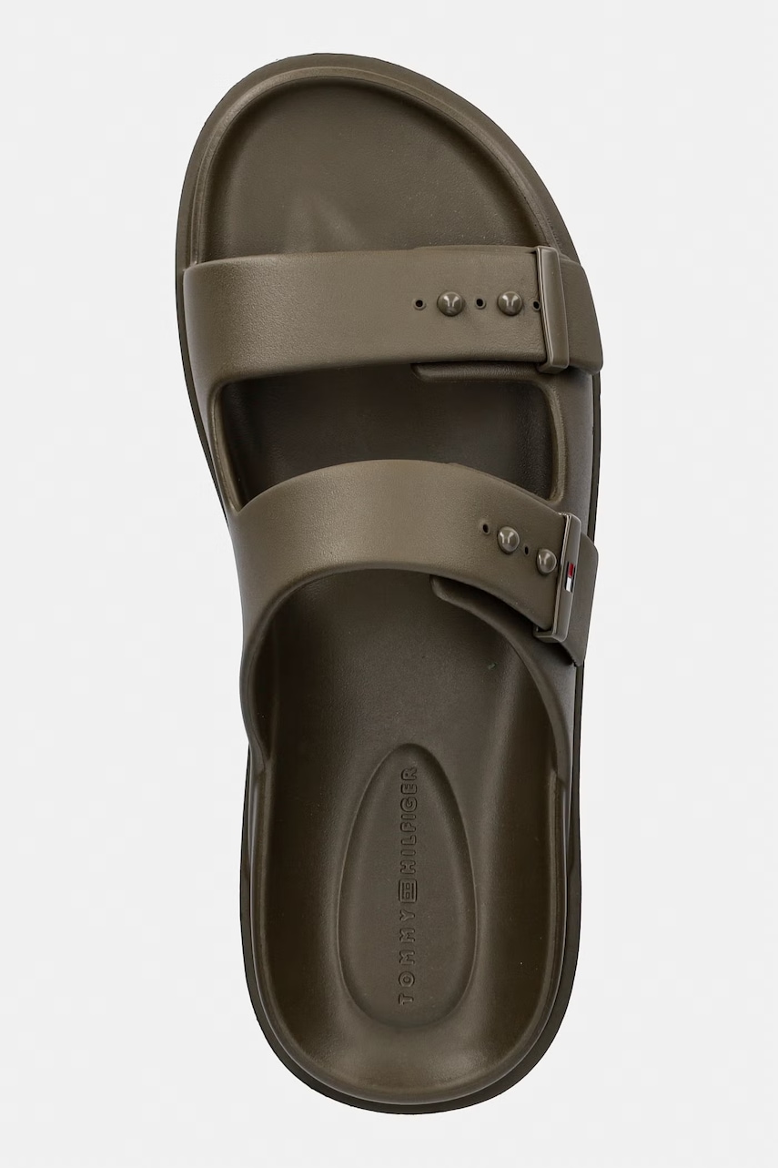 Pánske šľapky Tommy Hilfiger LIGHT ADJUSTABLE POOL SLIDER