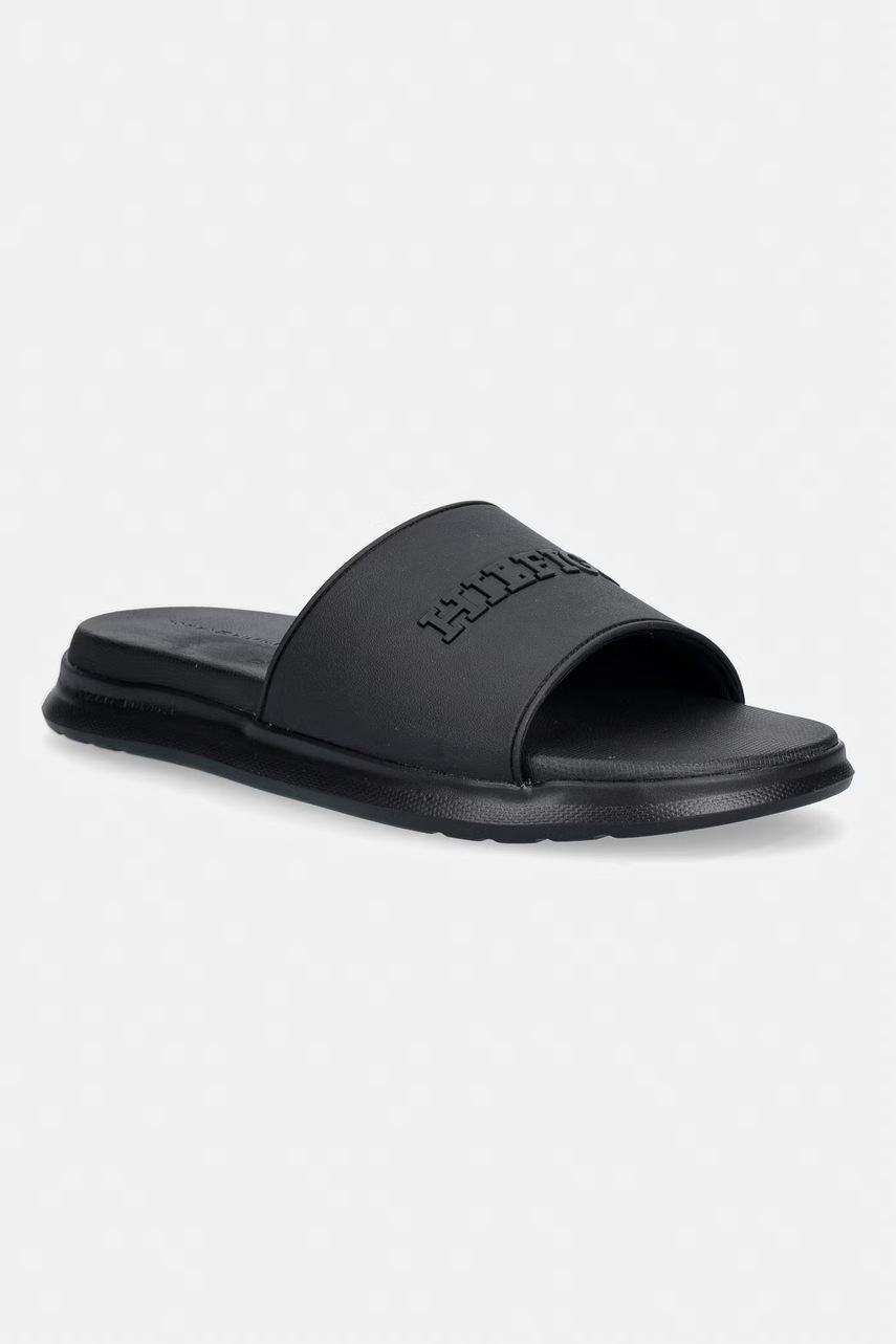 Levně Tommy Hilfiger pantofle na bazén pánské DUAL DENSITY HILFIGER POOL SLIDE