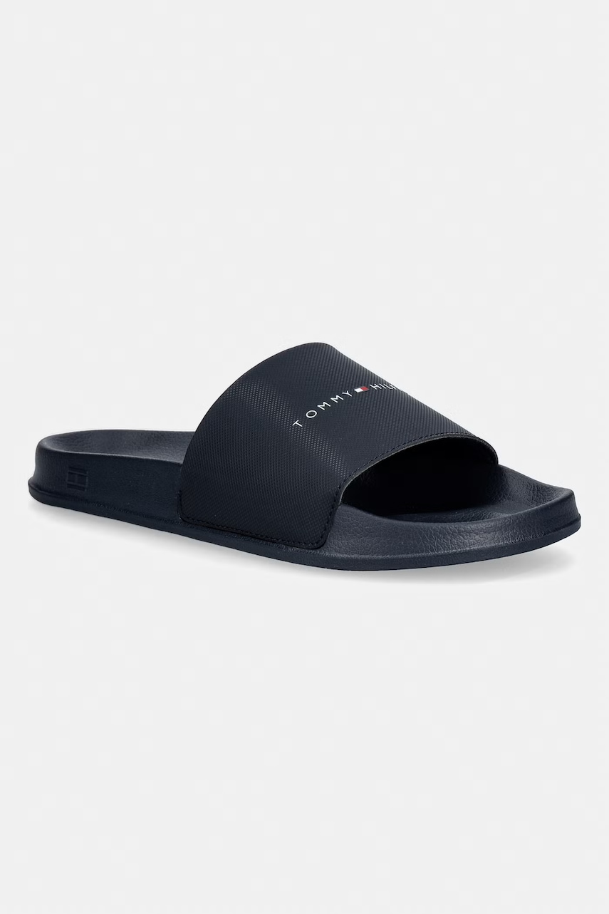Tommy Hilfiger σαγιονάρες ανδρικές CORE TOMMY HILFIGER POOL SLIDE FM0FM05799 σκούρο μπλε 40,43,46,44,45,41,42
