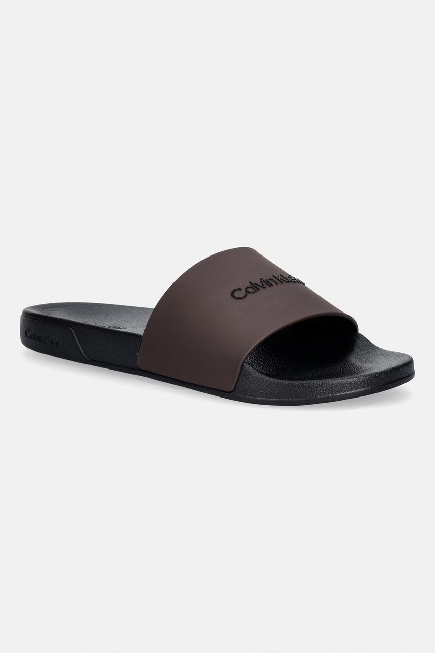 Calvin Klein σαγιονάρες με ανοιχτά δάχτυλα ανδρικές ESS SLIDE MONOBRAND CV