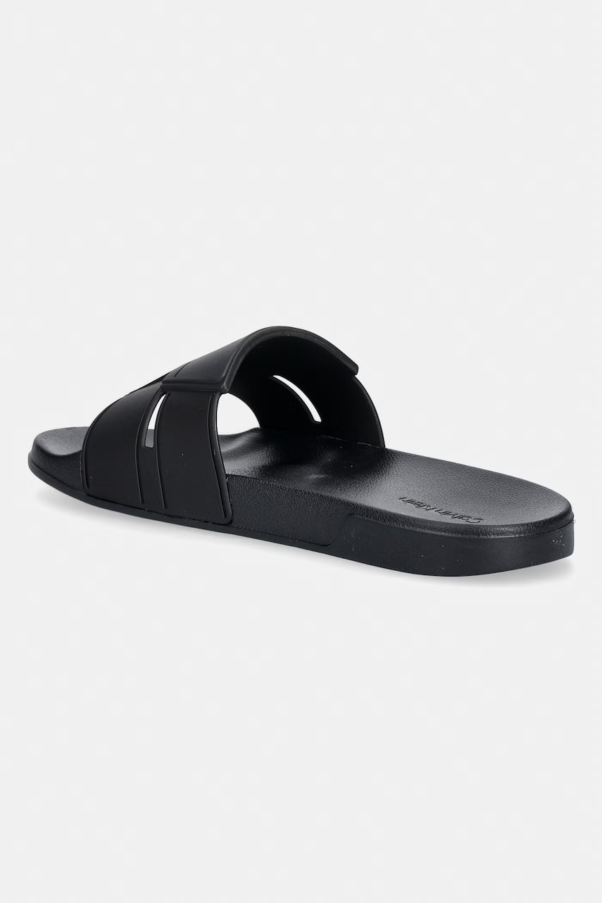 Calvin Klein šľapky s otvorenými prstami pánske ESS SLIDE DOUBLE T