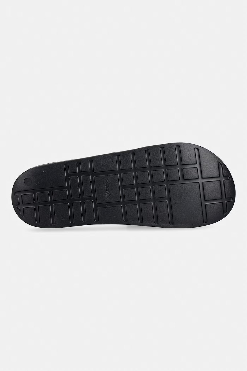 Calvin Klein šľapky s otvorenými prstami pánske ESS SLIDE DOUBLE T
