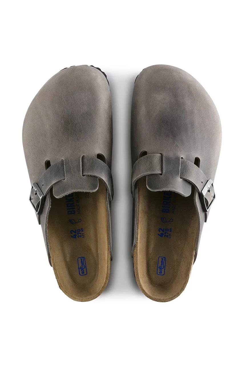 Birkenstock šľapky mules pánske kožené Boston