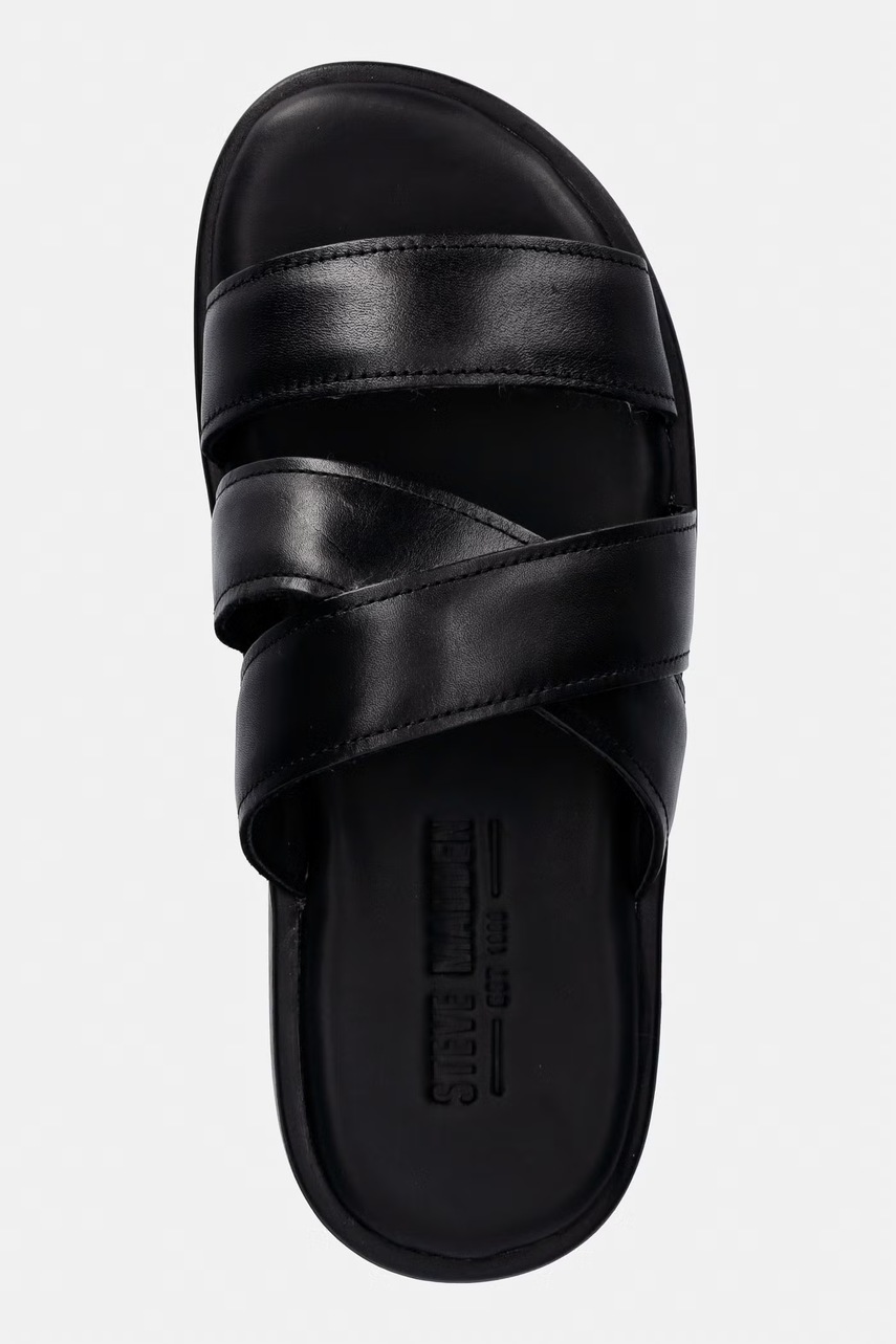 Kožené šľapky Steve Madden Grabba