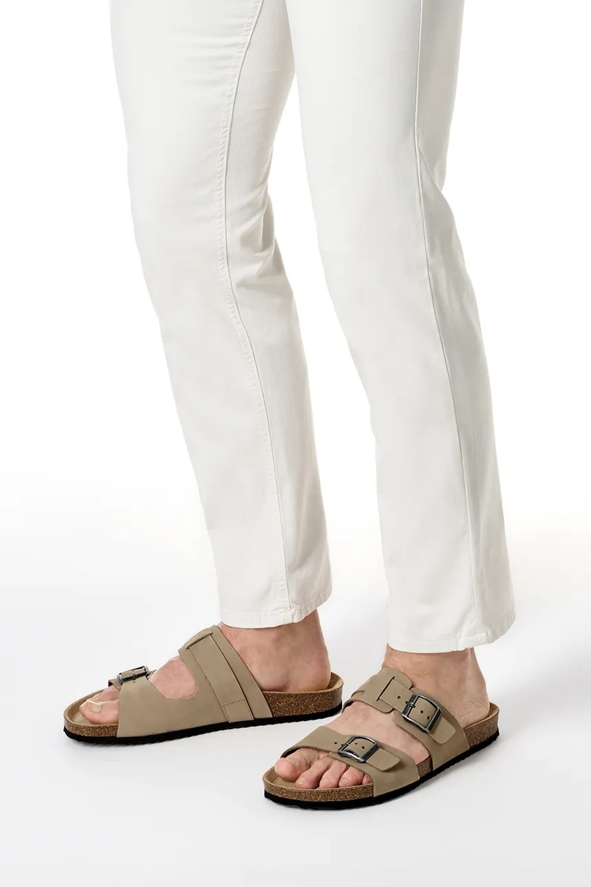 Semišové šľapky Geox U SANDAL GHITA