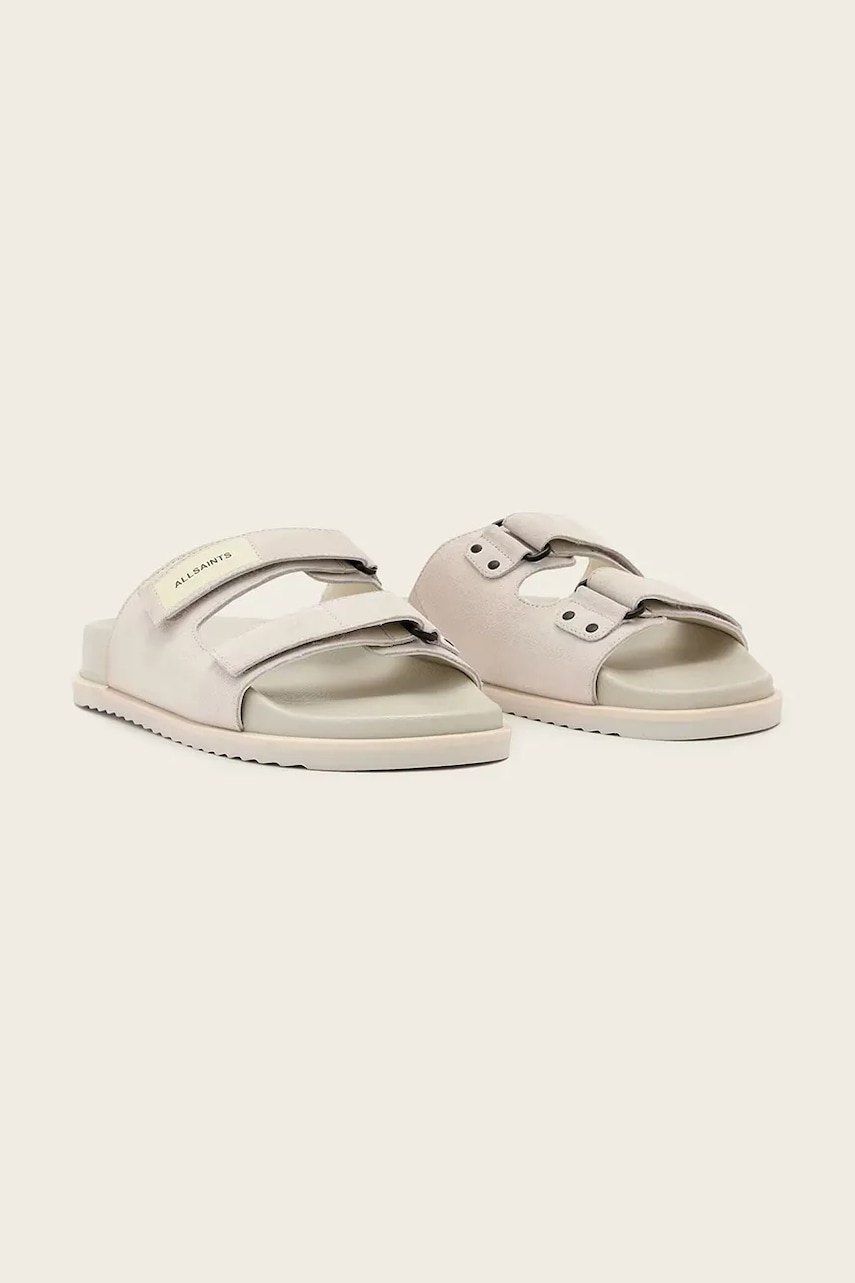 AllSaints pánske semišové šľapky Vex Sandal