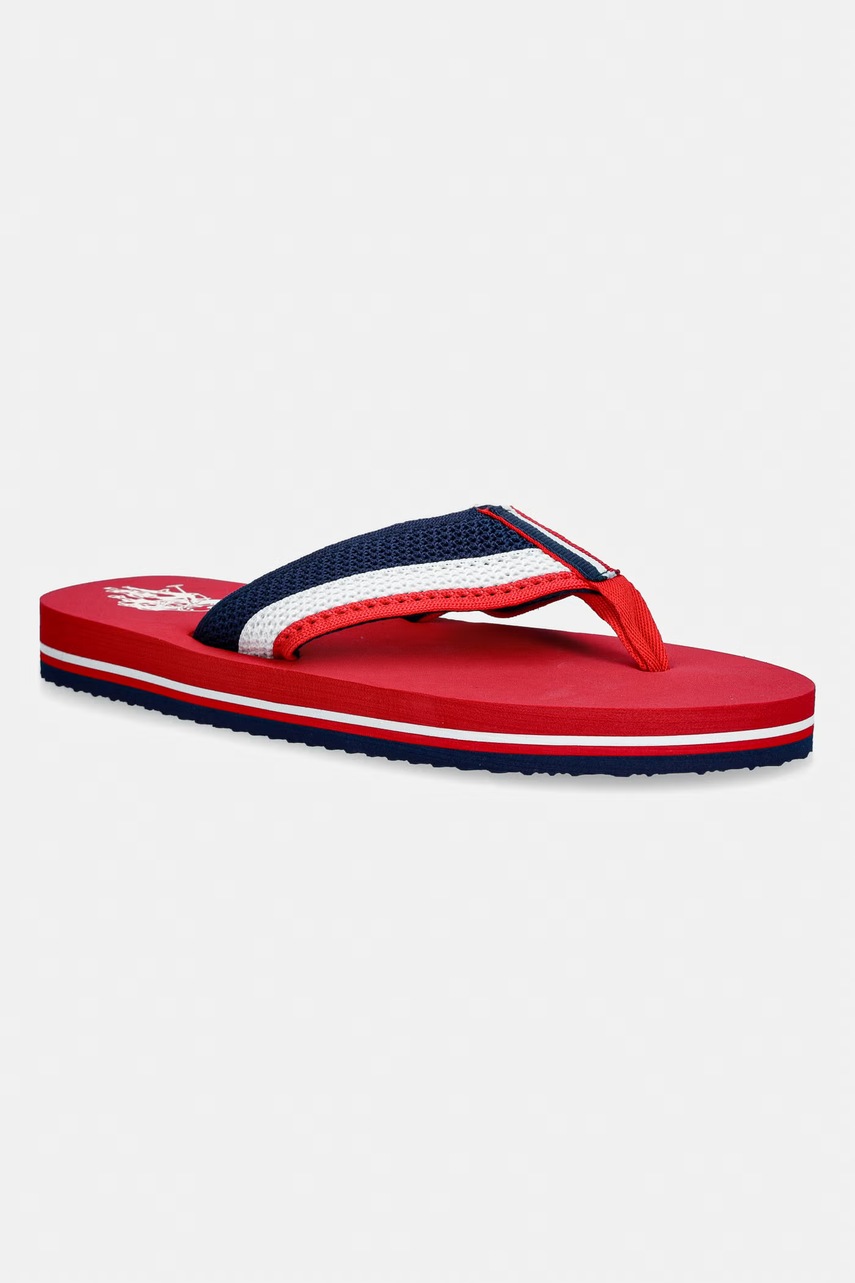 U.S. Polo Assn. σαγιονάρες δίχαλο ανδρικές HANK002B HANK002M.6M3 κόκκινο 43,46,41,44,42,45