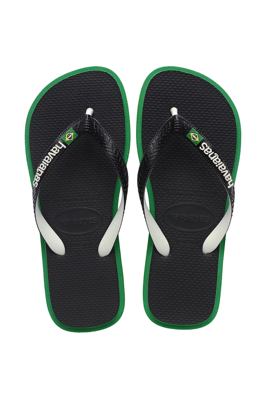 Havaianas japonki męskie BRASIL TWIST BLACK