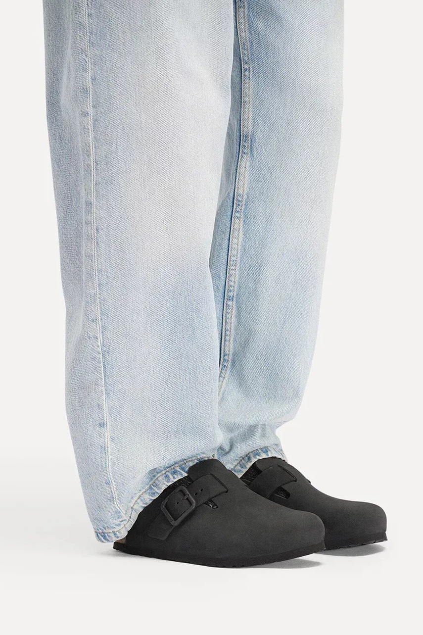 Birkenstock šľapky mules nubukové Boston