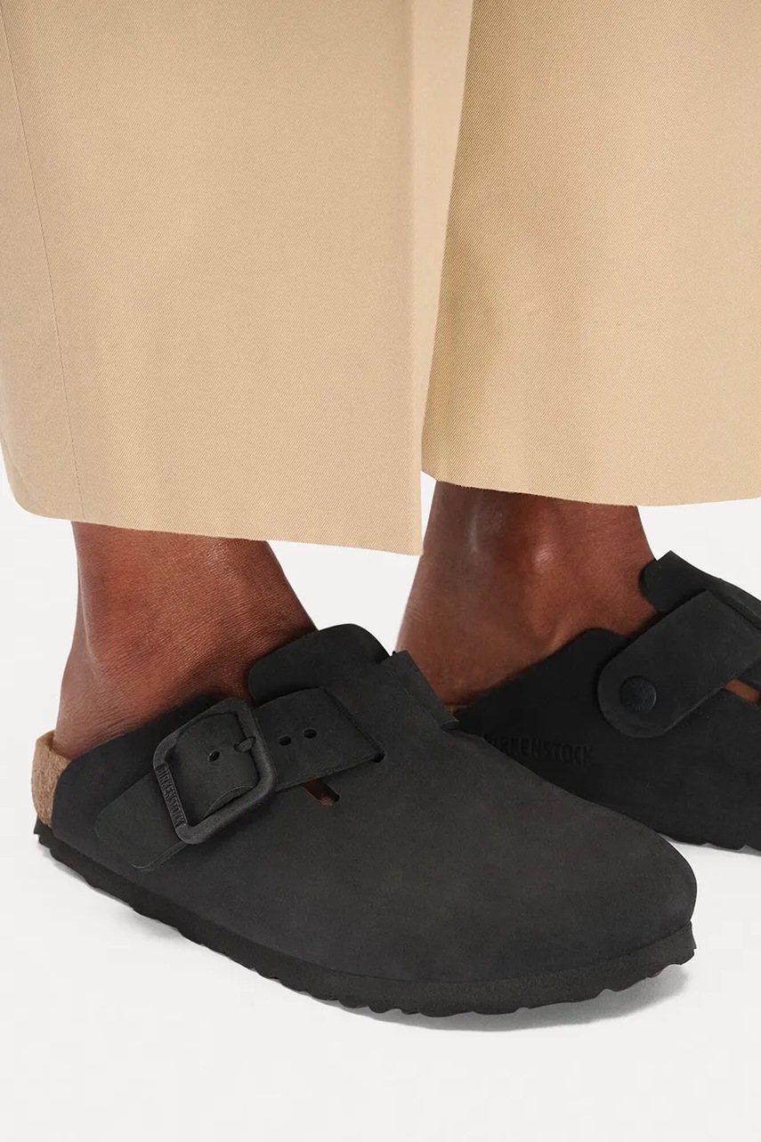 Birkenstock šľapky mules nubukové Boston