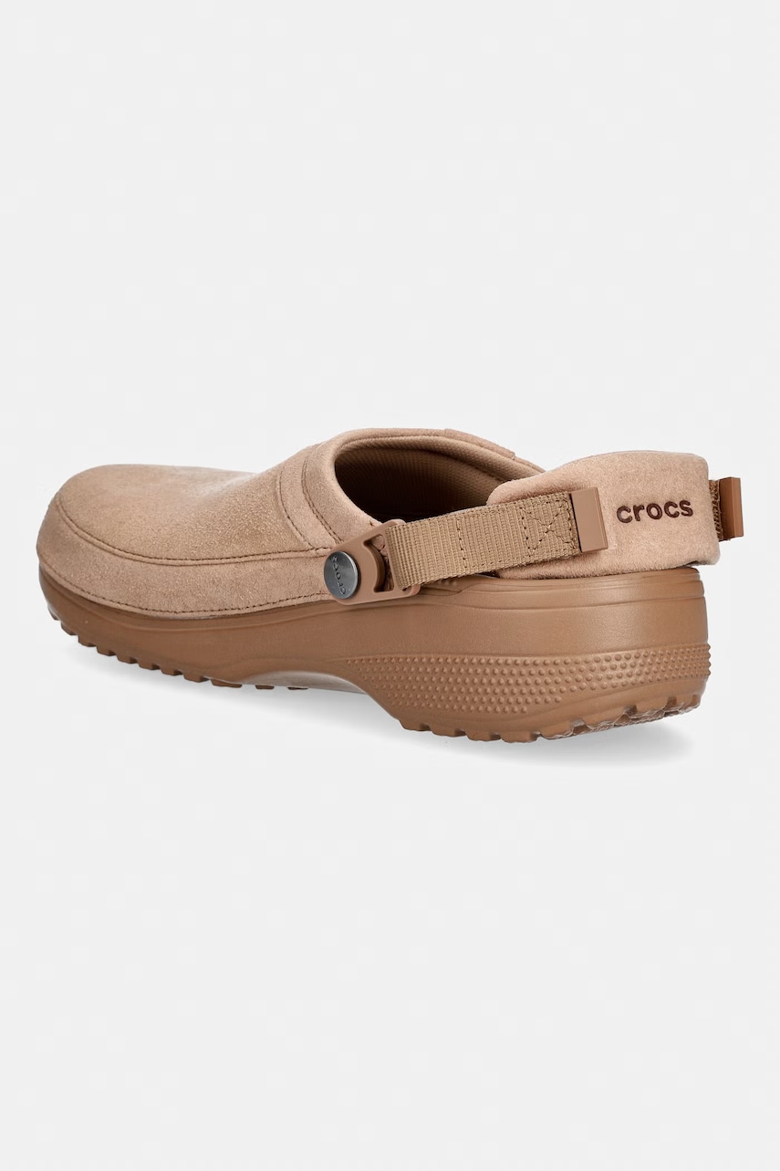 Šľapky Crocs Classic Crafted Vegan Suede Cg