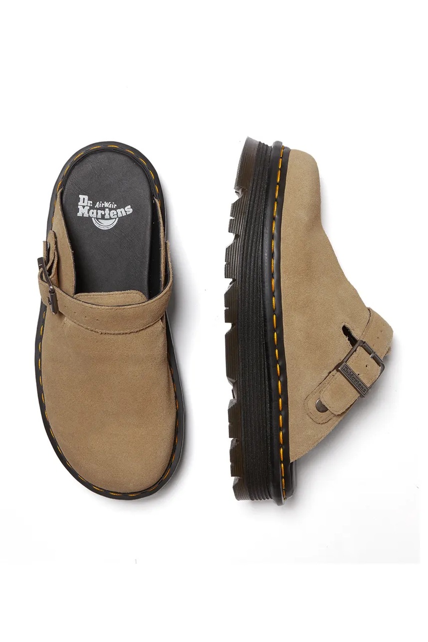 Dr. Martens ZebZag Mule klapki mules zamszowe (zdjęcie 6)