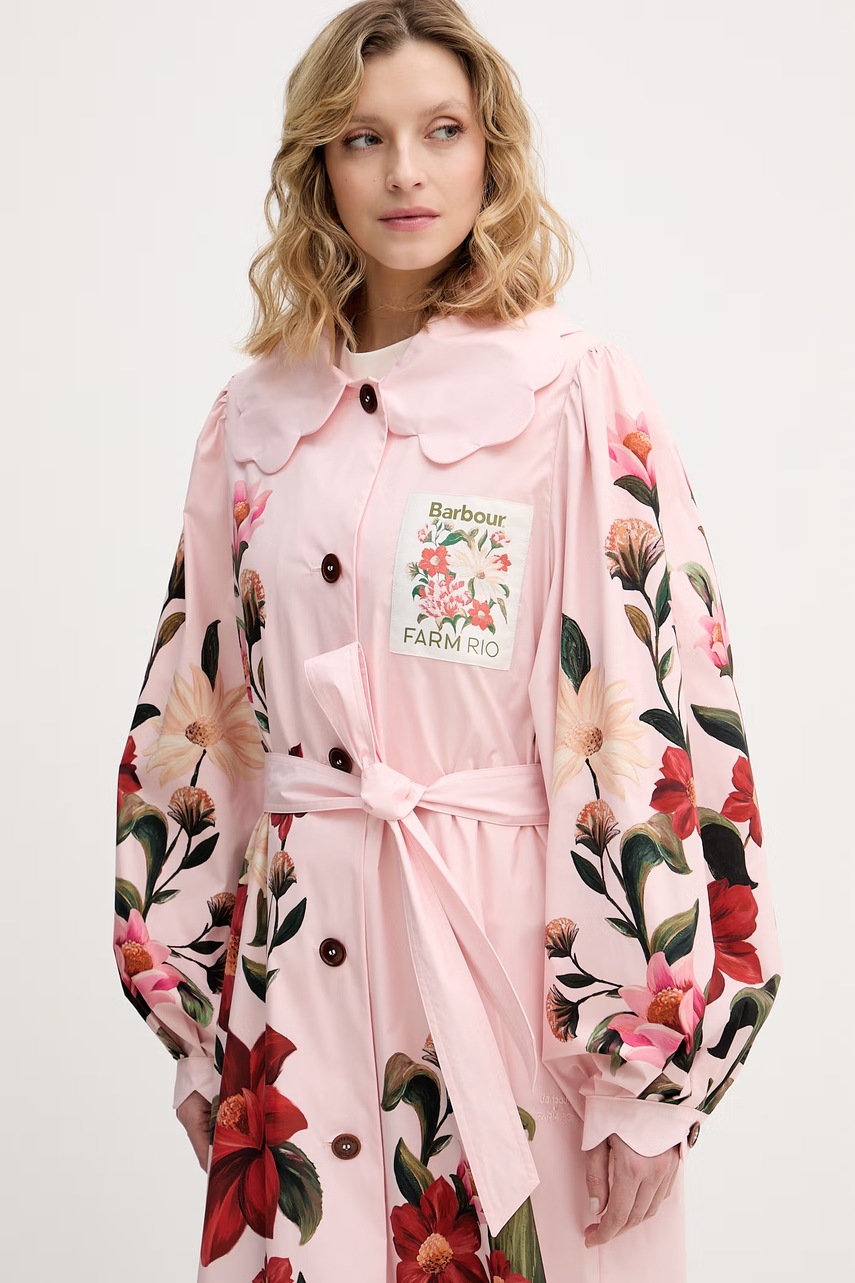 Barbour dámsky kabát x Farm Rio