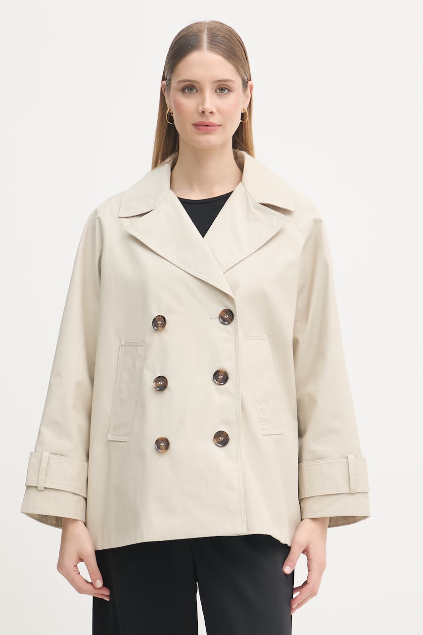 Barbour trenci scurt de femei cu bumbac Maisy