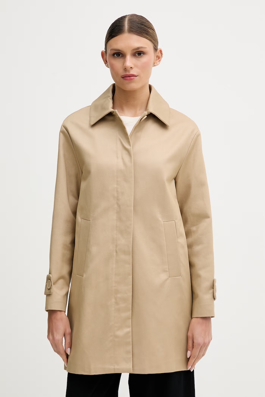 United Colors of Benetton palton pentru femei, cu bumbac