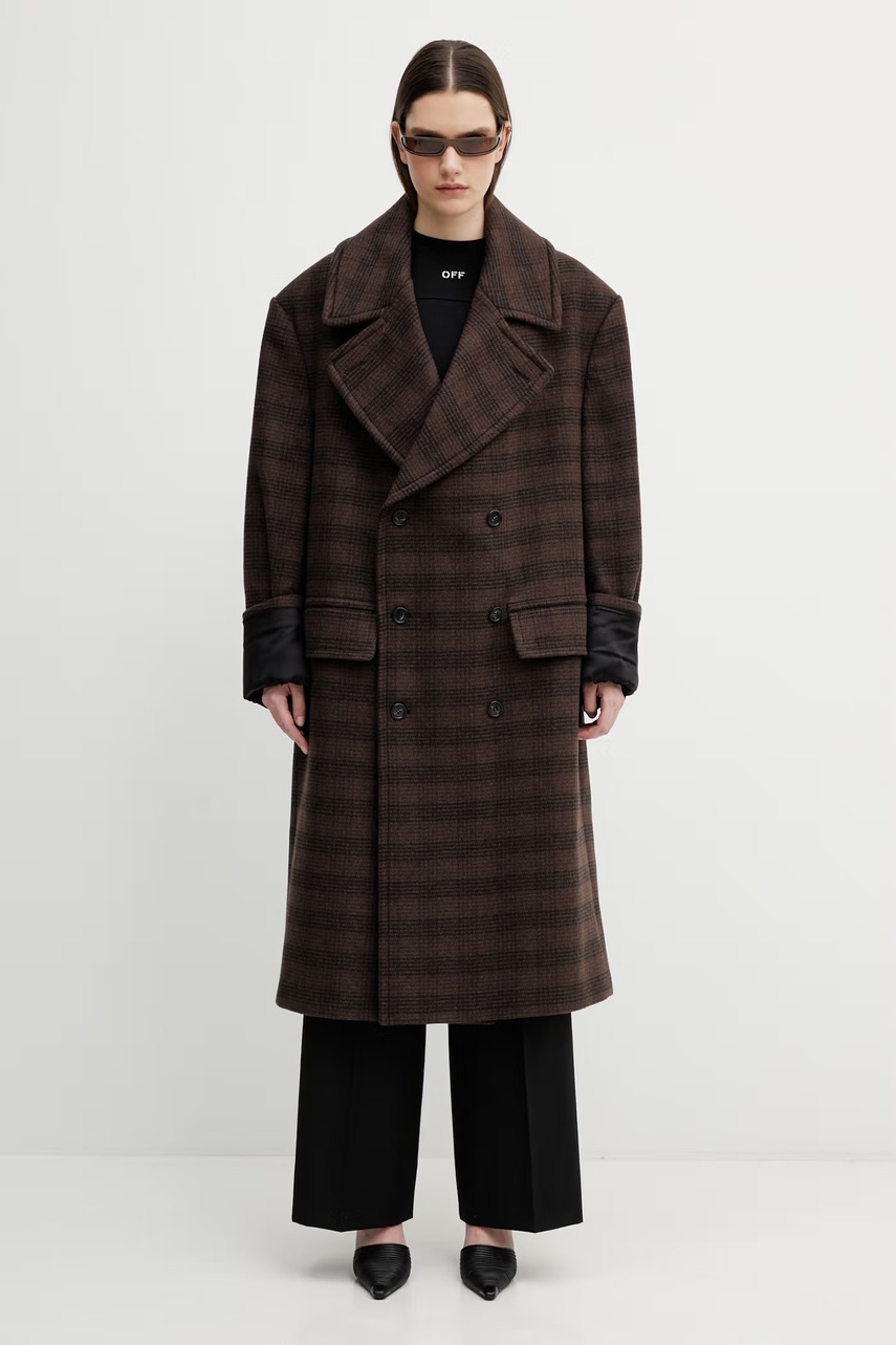 MM6 Maison Margiela MM6 Maison Margiela Παλτό με προσθήκη μαλλιού - 6