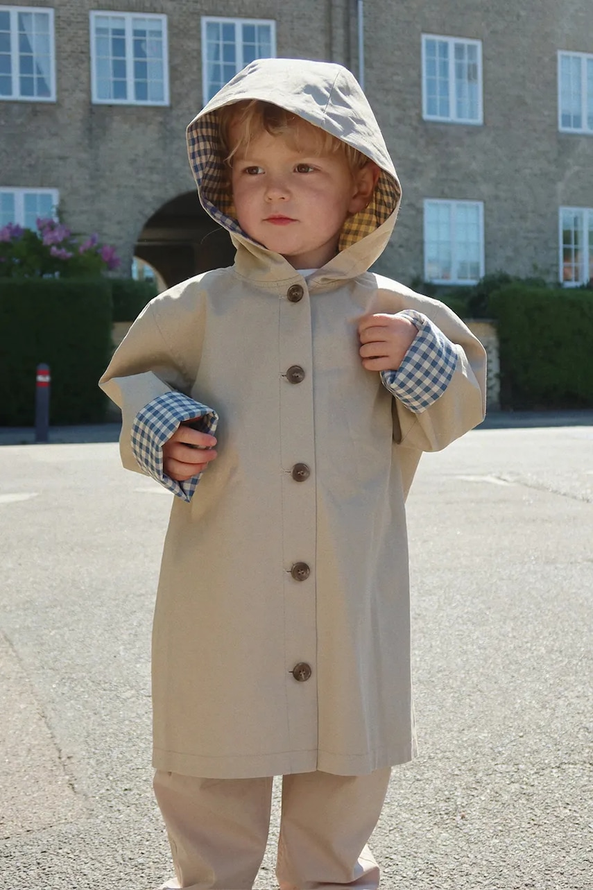 Konges Sløjd trenci din bumbac pentru copii TRENCHY COAT