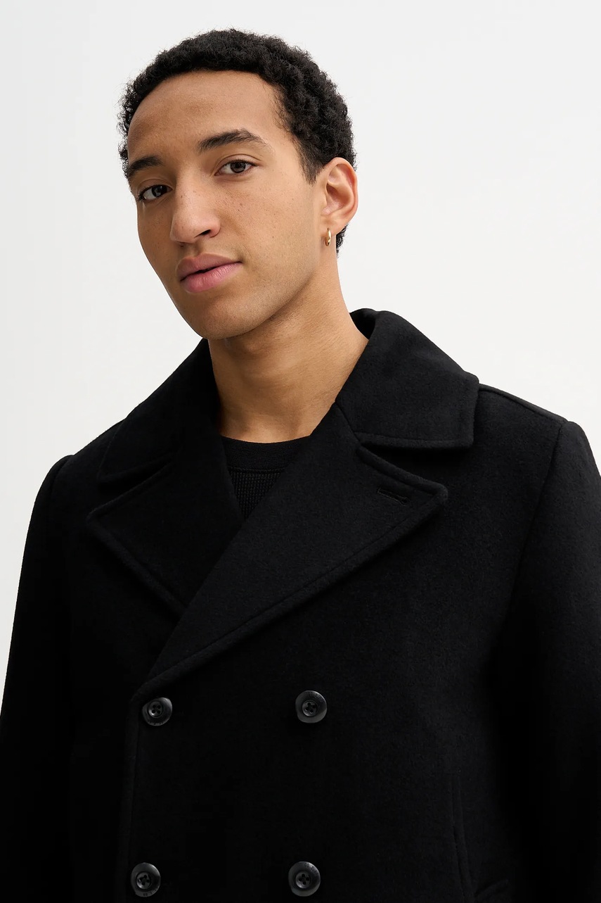 Kabát s příměsí vlny G-Star Wool Peacoat (obrázek 4)