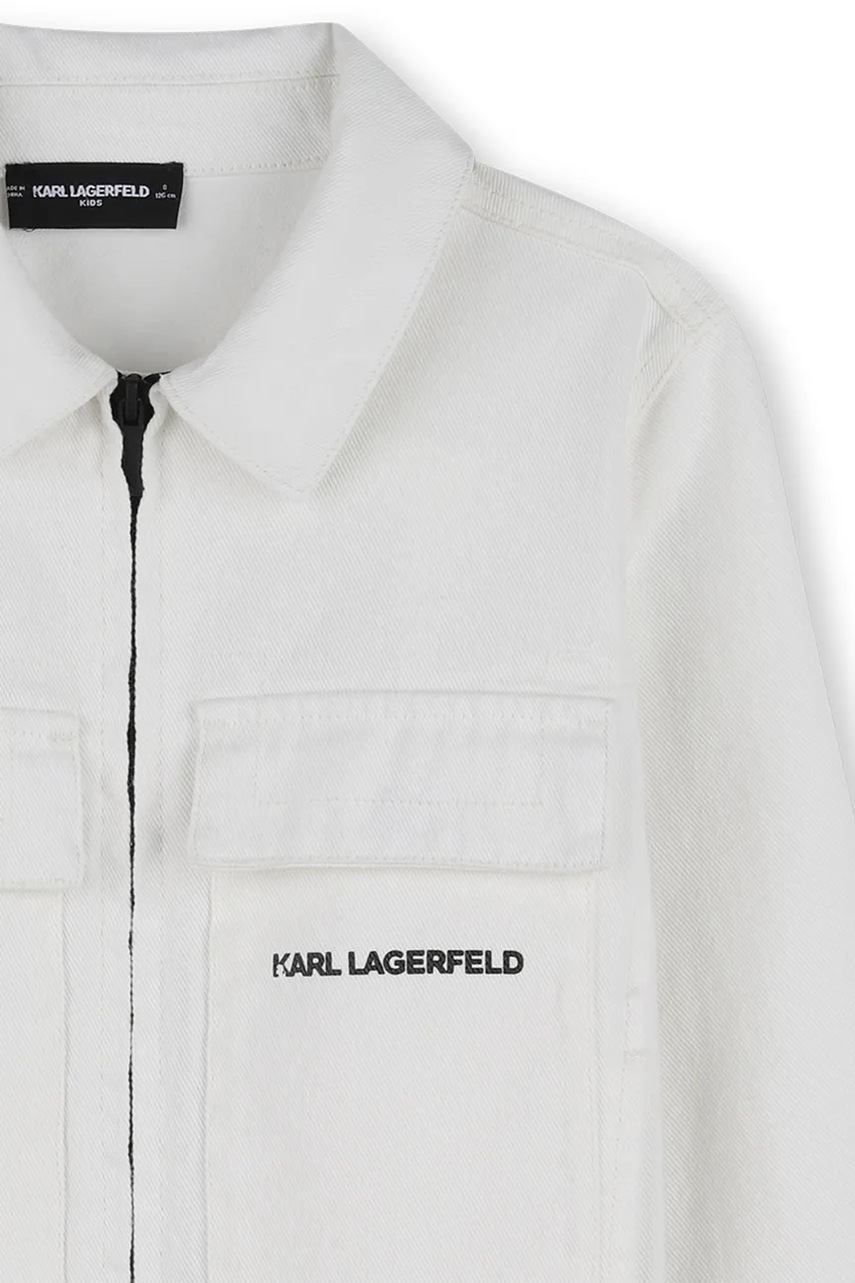Παιδικό βαμβακερό μπουφάν Karl Lagerfeld φωτογραφία