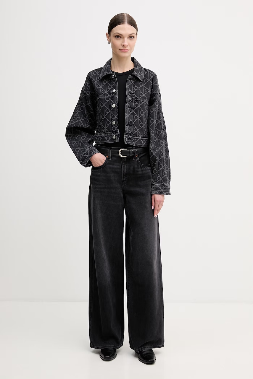 Rifľová bunda Calvin Klein Jeans